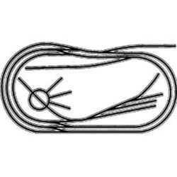 HO-25 Great Eastern Trunk-Code 100 Track Plan