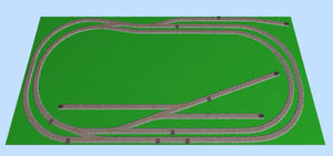 HO-6 The Trunk Line-Code 100 Track Plan