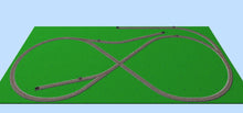 Load image into Gallery viewer, HO-9 Figure 8 With Spurs-Code 100 Track Plan