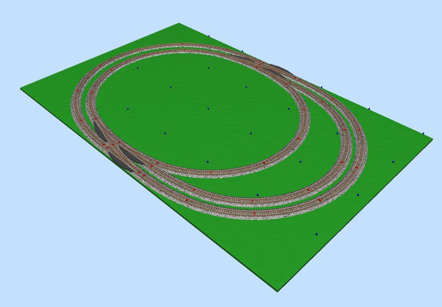 N-3 Double Track Loops – atlasmodelrailroad