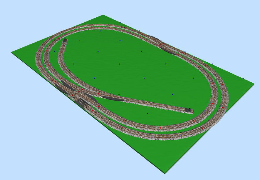 N-4 Double Track Loops – atlasmodelrailroad